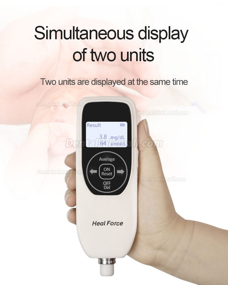HealForce DHD-C Transcutaneous Bilirubinometer Neonatal Jaundice Meter Jaundice Measurement